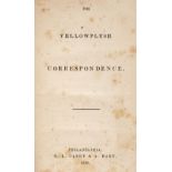 Thackeray (William Makepeace). The Yellowplush Correspondence, 1838