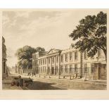 * Cambridge. A collection of eight engravings of Emanuel College, 19th century