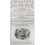 Graevius (Johann Georg). Thesaurus Antiquitatum et Historiarum Siciliae, vol. 9 only (of 15), 1723