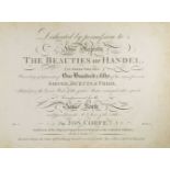 Handel (George Frideric). The Beauties of Handel, in three volumes..., circa 1825