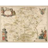 * Hertfordshire. Blaeu (J.), Hertfordia comitatus vernacule Hertfordshire, circa 1648