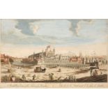 * London. Six vues d'optique of London, late 18th century