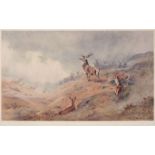 * Thorburn (Archibald, 1860 - 1935). Set of 6 prints of Red Deer, A. Baird Carter, 1907