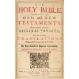 Bible [English]. The Holy Bible, Edinburgh: printed by James Watson, 1722