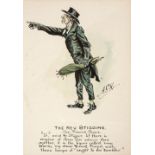 * Dickens (Charles). A series of six watercolours