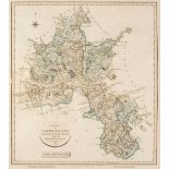 Oxfordshire. Cary (John), A New Map of Oxfordshire Divided into Hundreds..., 1821