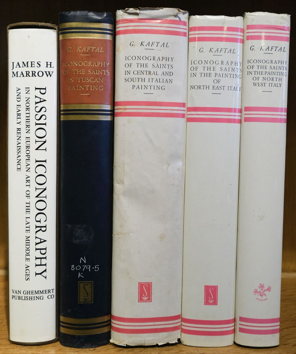 Kaftal (George). Iconography of the Saints..., 4 volumes, Sansoni, Florence, 1952-85