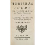 Butler (Samuel). Hudibras. A Poem Written in the Time of the Civil Wars, 3 volumes, London, 1757