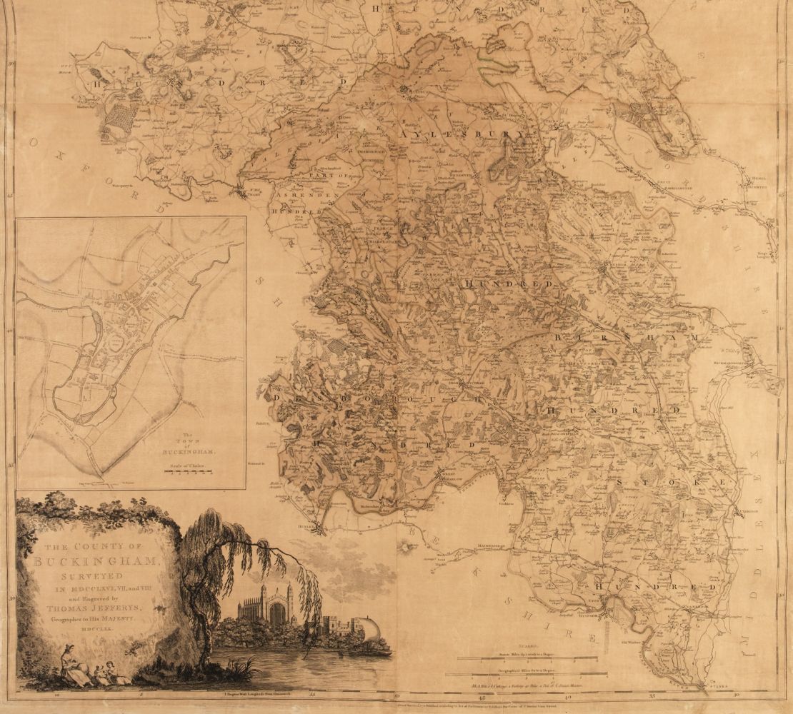 Buckinghamshire. Jefferies (T.), The County of Buckingham surveyed..., 1770 - Image 3 of 3