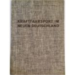 Meurer (Adolf). Der Kraftfahrsport im Neuen Deutschland, Berlin: Verkehrsverlag Deutschland, 1935