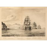 * Reinagle (G. P.). Six Views of the Battle of Navarino, circa 1828