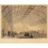 * Railways. Kell Brothers (lithographers), Charing Cross Railway Station, circa 1870