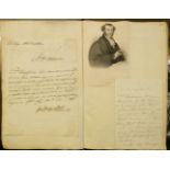 * British History. An album of 120 autograph items, 19th century