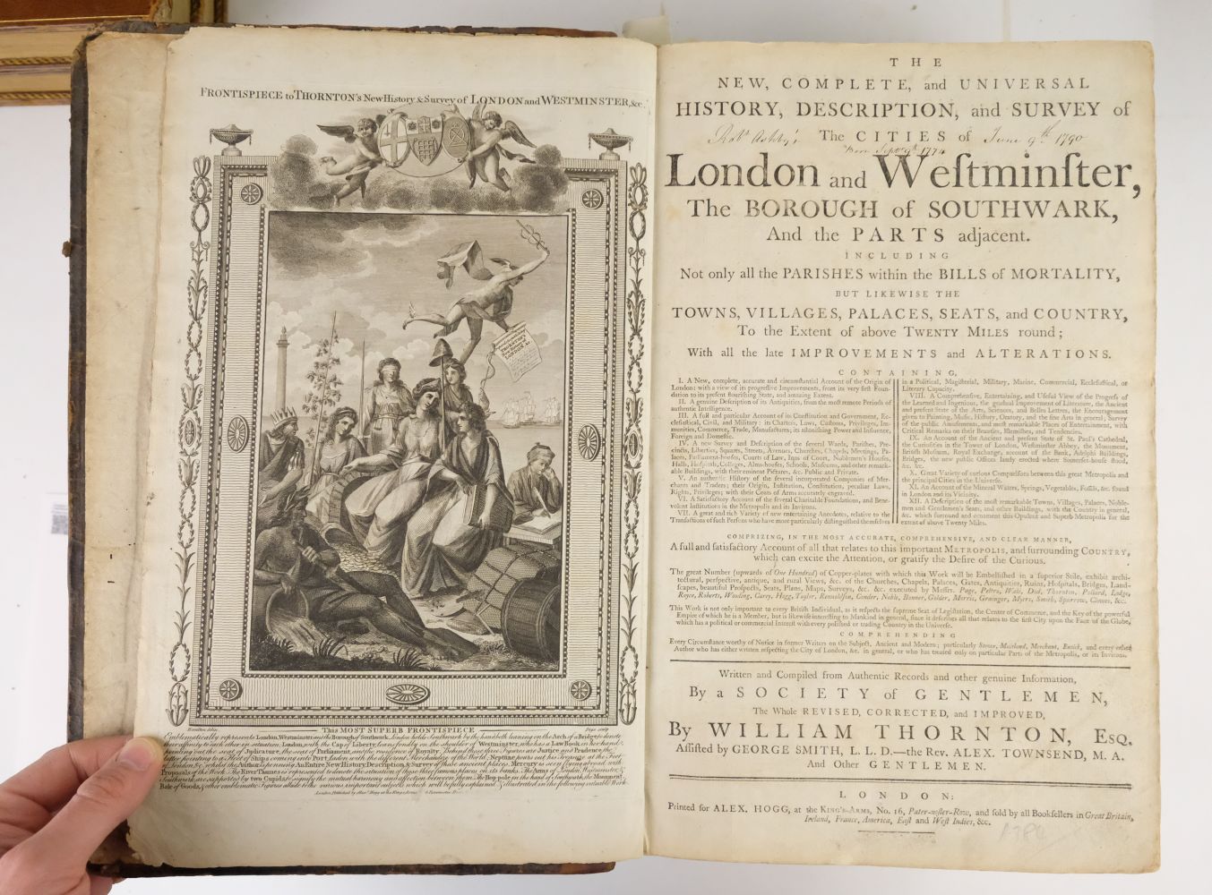 Thornton (William). The New ... History of the Cities of London and Westminster, 1784, & 4 others - Image 12 of 22
