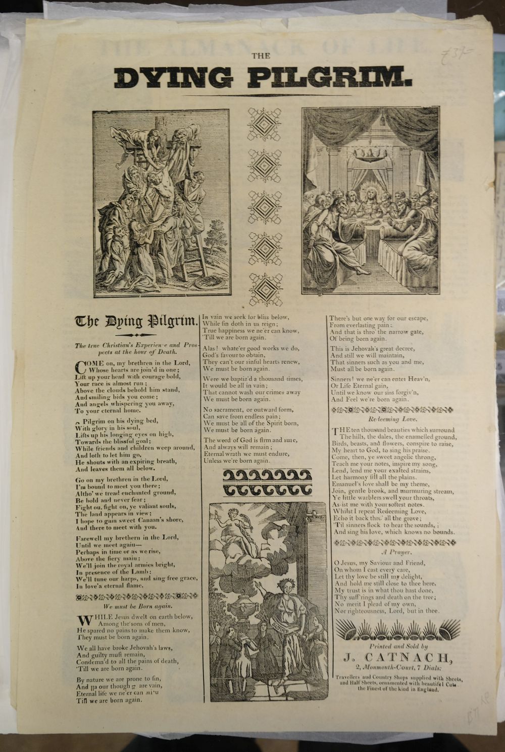 Broadsheets & Broadsides. A collection of 21 broadsheets & broadsides, early 19th century - Image 3 of 7