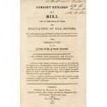 Burrows (George Man). Cursory Remarks on a Bill..., 1817