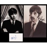 * McCartney (Paul, 1942-). Signed photograph, 1960s