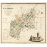 Greenwood (C. & J.). A collection of nine county maps, 1834