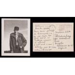 * Burroughs (William Seward, 1914-1997). Autograph Postcard signed
