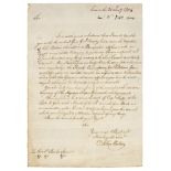 * Stuart (Charles). Group of letters to Stuart from British agents in Italy, 1803-9