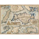 British Islands. Lea (P.), A Map of the Isle of Wight Portsea Halinge..., circa 1730