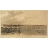 * Dubourg (M.). A View of Waterloo Bridge..., W. Anderson, 1811