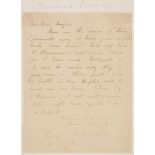 * Gordon (Charles George, 1833-1885). Autograph letter signed, 'C.G. Gordon', 4 February 1873