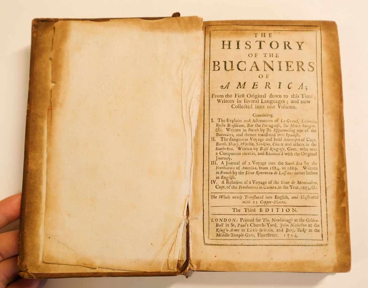 Exquemelin (Alexandre). The History of the Bucaniers of America, 1704 - Image 5 of 11