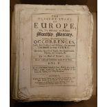 Monthly Mercury. The Present State of Europe, 44 issues, 1691-1722