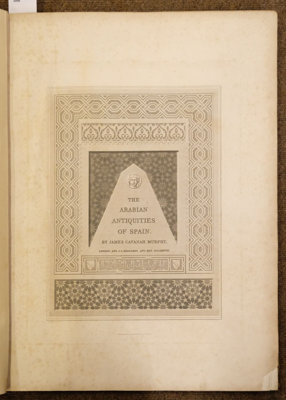 Murphy (James Cavanah). The Arabian Antiquities of Spain, 1815-16 - Image 8 of 12