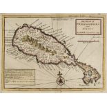 West Indies. Moll (Herman), The Island of St Christophers alias St Kitts, 1729