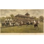 * Polo. Kilburne (George Goodwin). The Final of the Hunt Cup, Ranelagh..., 1900