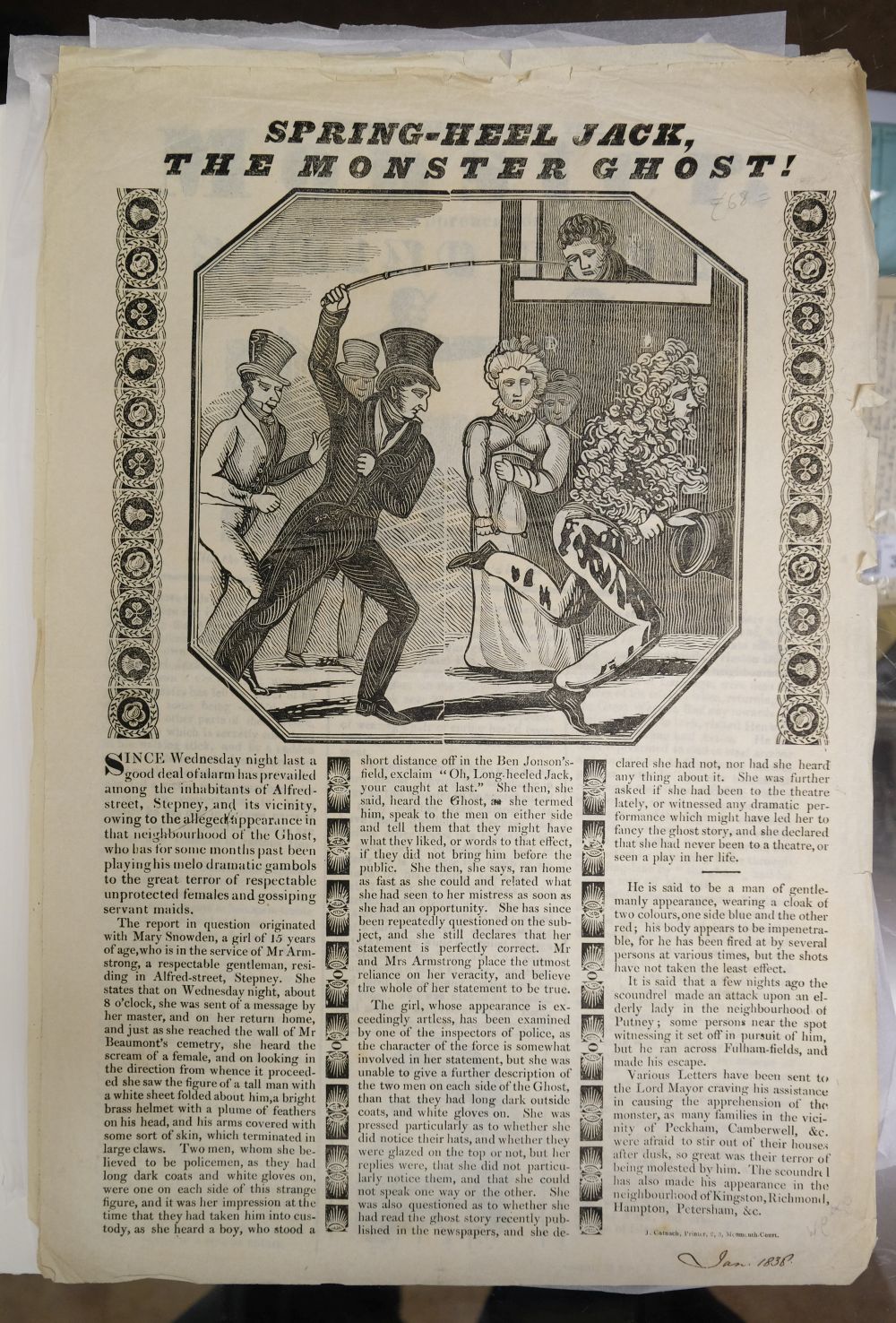 Broadsheets & Broadsides. A collection of 21 broadsheets & broadsides, early 19th century - Image 2 of 7