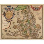 England & Wales. Ortelius (Abraham), Angliae Regni Florentissimi..., circa 1595