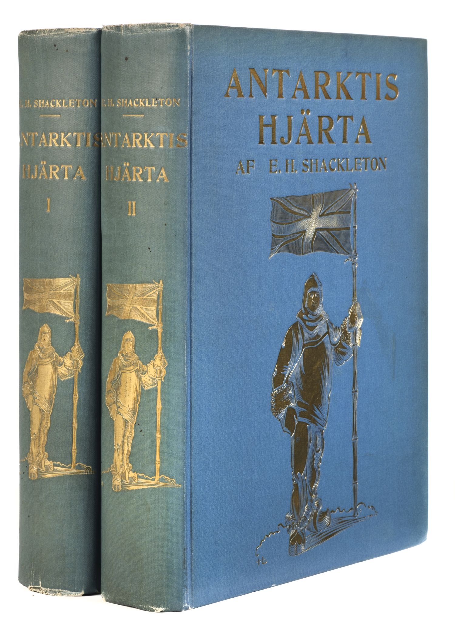 Shackleton (Ernest H.). Antarktis' Hjärta [The Heart of the Antarctic], 1st edition in Swedish,