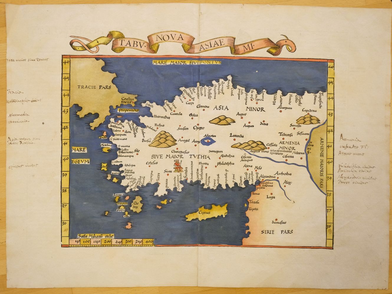 Asia Minor. Fries (Laurent), Tabu Nova Asiae Mi, Lyons, circa 1535 - Image 2 of 7