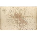 Derby. Standidge & Co., lithographers, Map of the Borough of Derby, 1852