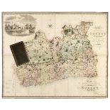 Surrey. Greenwood (C. & J.), Map of the County of Surrey, 1823