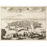 Elblag. Van der Aa (Pieter), Elbing, Ville de la Prusse Royale, circa 1726