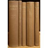 Marco Polo. The Description of the World, 5 volumes, 1st edition, 1938-73