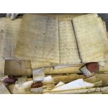 * London. A collection of 17th-19th century manuscript indentures etc.