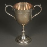 * Trophy. An Edwardian silver trophy cup by Elkington & Company Ltd, Birmingham 1904