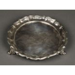* Salver. William IV silver salver by Edward Barnard & Co, London 1836