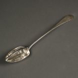 * Strainer Spoon. Irish silver strainer spoon by Carden Terry, Cork circa 1780