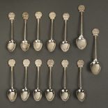 * Cricket. Hong Kong Cricket Club silver spoons