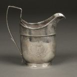 * American Silver. Silver milk jug by Robert Evans, Boston circa 1800