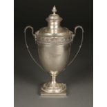 * Trophy. Silver trophy by William Hutton & Sons, Sheffield, 1914