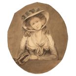 * Burney (Charles Francisco, 1760-1848). Evelina, circa 1780-1800, watercolour
