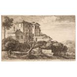 * Swanevelt (Herman van, 1603 ca.-1655). Vinia Mamfrona for della porta pinciana, 1653, etching