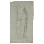 * Italian School. Sculpture of a draped standing female figure (or Aphrodite), circa 1600